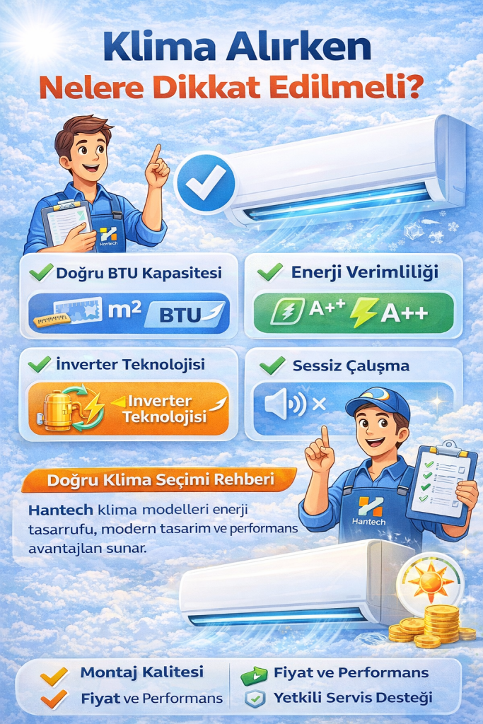 Klima Seçimi Yaparken Dikkat edilmesi Gerekenler