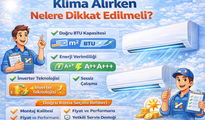 Klima Seçimi Yaparken Dikkat edilmesi Gerekenler